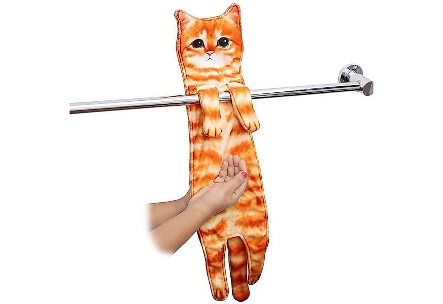 Belle Vous Saunatuch Süßes Katzen Handtuch - Lustiges Handtuch für Küche & günstig online kaufen