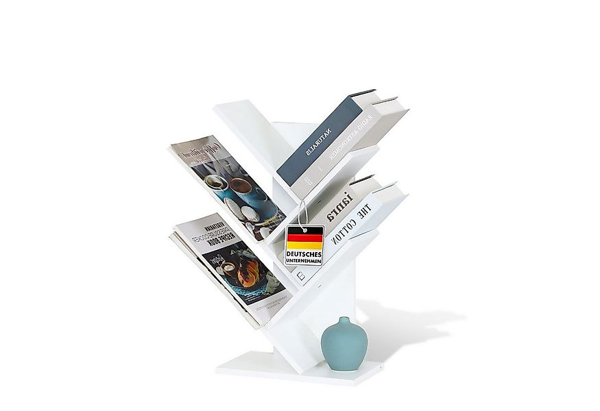 Floordirekt Bücherregal Louisiana, Baumförmiges Standregal aus Holz, mit Ki günstig online kaufen