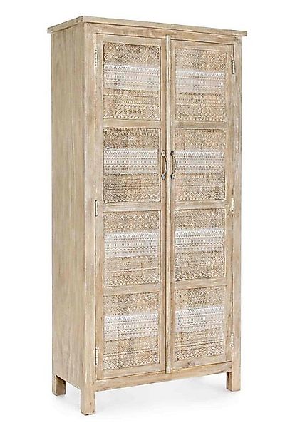 Bizzotto Buffet Mayra aus Mangoholz, 88 cm Magnetverschluss der Türen günstig online kaufen