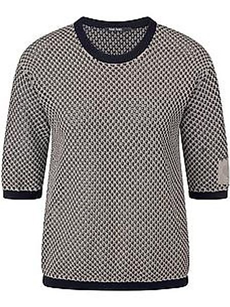 Rundhals-Pullover Marc Aurel schwarz günstig online kaufen