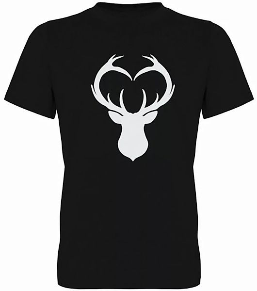 G-graphics T-Shirt Hirschkopf mit Geweih Herren T-Shirt, mit trendigem Fron günstig online kaufen