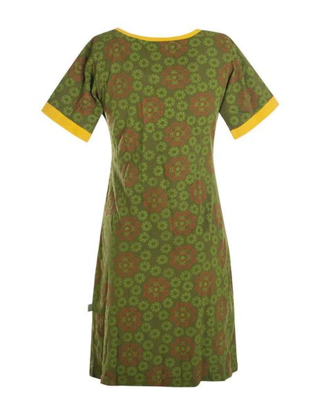 Vishes Jerseykleid Kurzarm Kleid Blumen Tunika günstig online kaufen