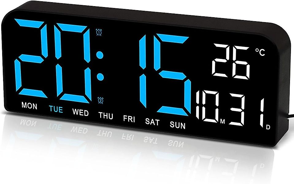 Refined Living Wecker Digitaler LED Wecker günstig online kaufen