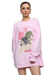 Worldclassca Sweatshirt Worldclassca Oversized Sweatshirt WILDFLOWER günstig online kaufen