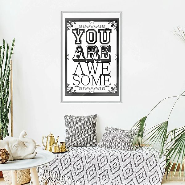 home24 Poster You Are Awesome günstig online kaufen
