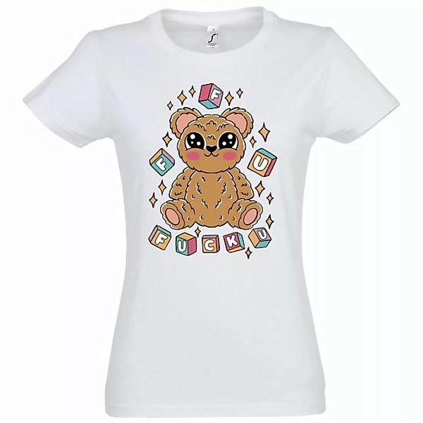 Youth Designz T-Shirt "F*ck you" Teddy Damen T-Shirt mit modischem Print günstig online kaufen