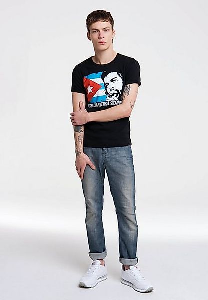LOGOSHIRT T-Shirt Che Guevara - Cuban Flag mit modischem Vintage-Print günstig online kaufen