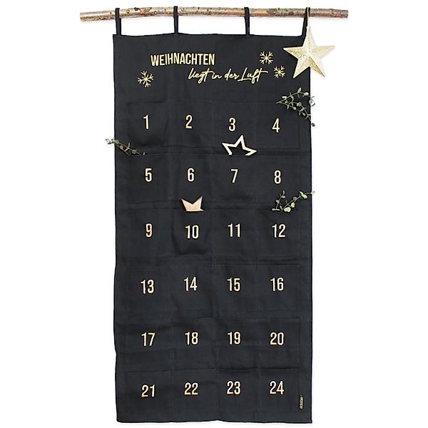 PAPIERDRACHEN befüllbarer Adventskalender Adventskalender Wandteppich aus günstig online kaufen