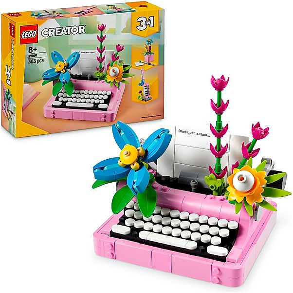 LEGO® Schreibmaschine mit Blumen (31169), LEGO Creator Konstruktionsspielst günstig online kaufen