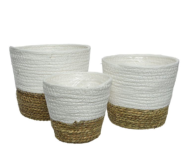 Kaemingk Blumentopf, Blumentopf geflochten Seegras 13-17cm günstig online kaufen