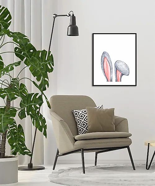 queence Bild »Alco« Hase   Hasen   Haustiere   Kunst 1 Stk. tlg. HD Premium günstig online kaufen