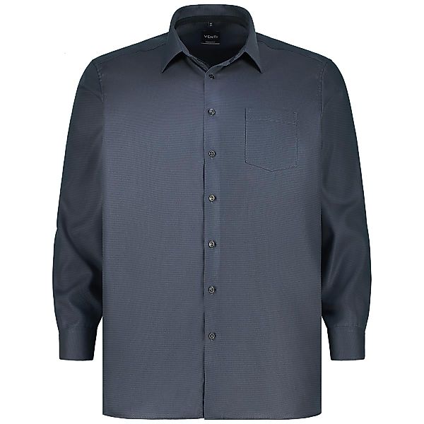 VENTI Businesshemd mit Allover-Muster Farbe schwarz Größe: 54 günstig online kaufen