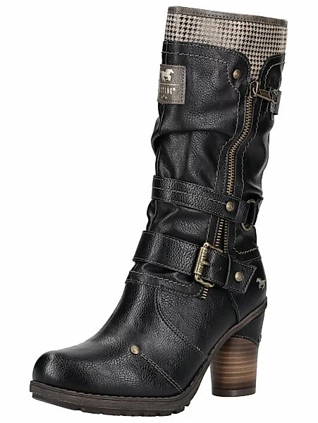 Mustang Shoes High-Heel-Stiefel "Mustang Shoes Stiefel Lederimitat/Textil" günstig online kaufen