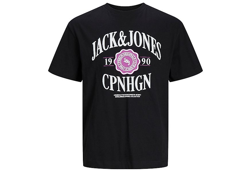 Jack & Jones Rundhalsshirt Jack&Jones T-Shirt XXL schwarz JORLUCCA BRANDING günstig online kaufen
