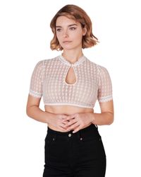 KRÜGER COLLECTION Dirndlbluse Dirndlbluse 'Bernarda' Kurzarm günstig online kaufen
