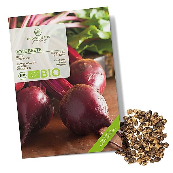 Growgreens Gemüsesamen BIO Rote Beete Samen günstig online kaufen