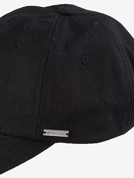 TOM TAILOR Baseball Cap 1 Stk. tlg. mit dezenter Fischgrätenstruktur günstig online kaufen