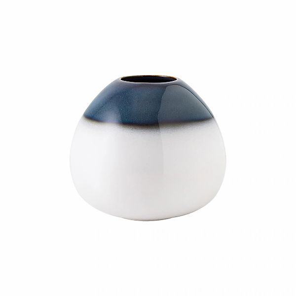 like. by Villeroy & Boch Dekovase "Vase Drop Lave Home 12,8 cm weiß-blau" günstig online kaufen