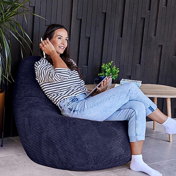 icon Sitzsack Sessel mit Liege aus günstig online kaufen