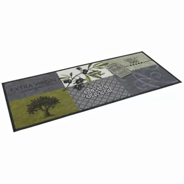 Pergamon Küchenläufer Teppich Trendy Olives Teppichläufer grau Gr. 45 x 145 günstig online kaufen