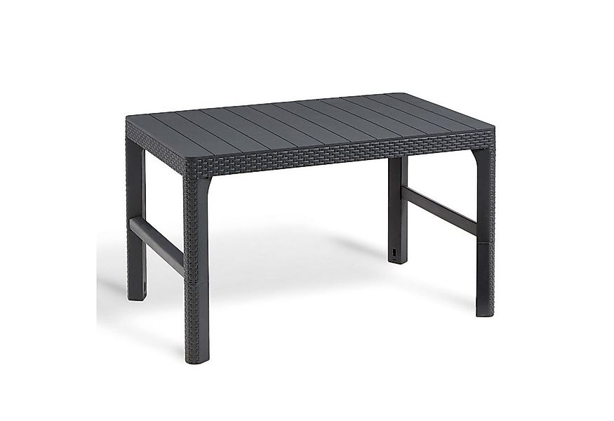 Allibert Gartentisch Allibert Lyon Lounge Tisch anthrazit, Gartentisch, höh günstig online kaufen