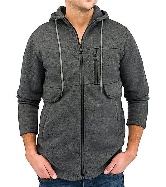 Egomaxx Hoodie Übergangsjacke Fleece Kapuzenjacke Gefüttert (1-tlg) 1651 in günstig online kaufen