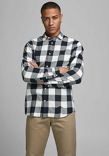 Jack & Jones Karohemd JJ JJEGINGHAM TWILL SHIRT L/ günstig online kaufen