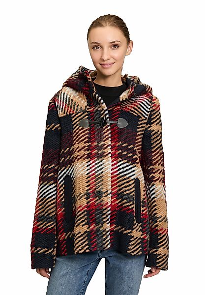 Amber & June Outdoorjacke "Amber & June Duffle-Jacke mit Kapuze", mit Kapuz günstig online kaufen
