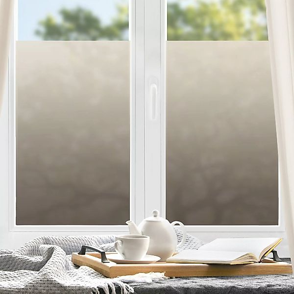 Fensterfolie Beige Farbverlauf günstig online kaufen