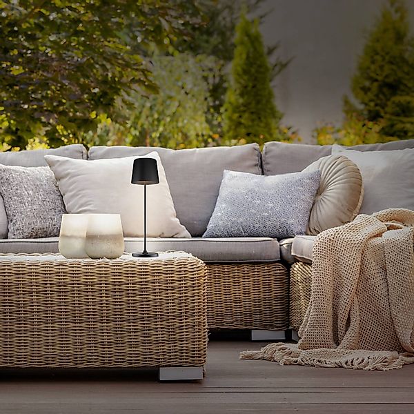 Brilliant LED Tischleuchte Kaami - mobile LED Außen Tischlampe, Dimmfunktio günstig online kaufen