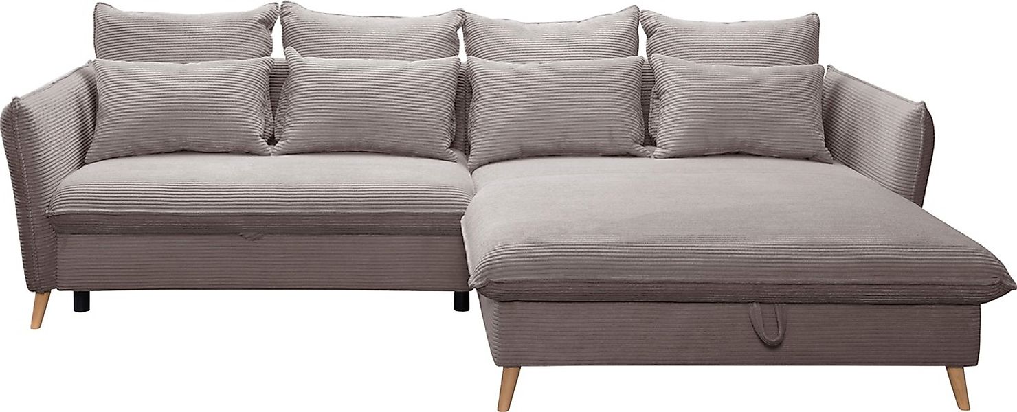 exxpo - sofa fashion Ecksofa »WALPY, elegant und modern, hoher Sitzkomfort, günstig online kaufen