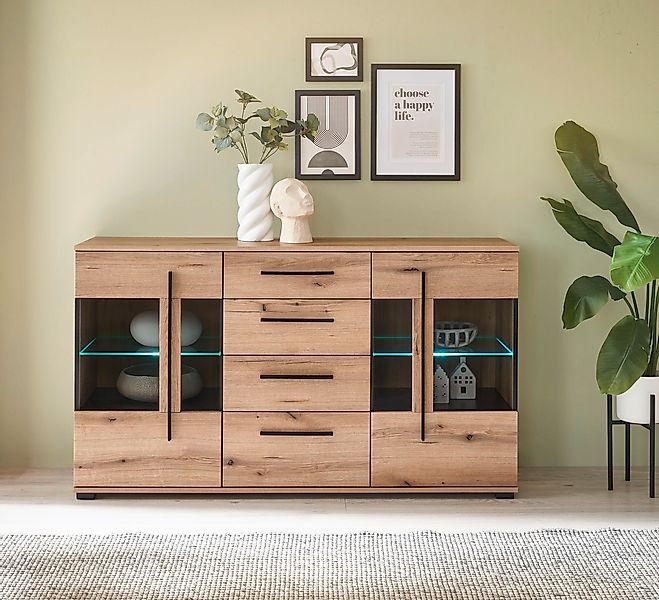 INOSIGN Sideboard "Cantara, moderner Schrank, Kommode in Eiche Evoke oder w günstig online kaufen