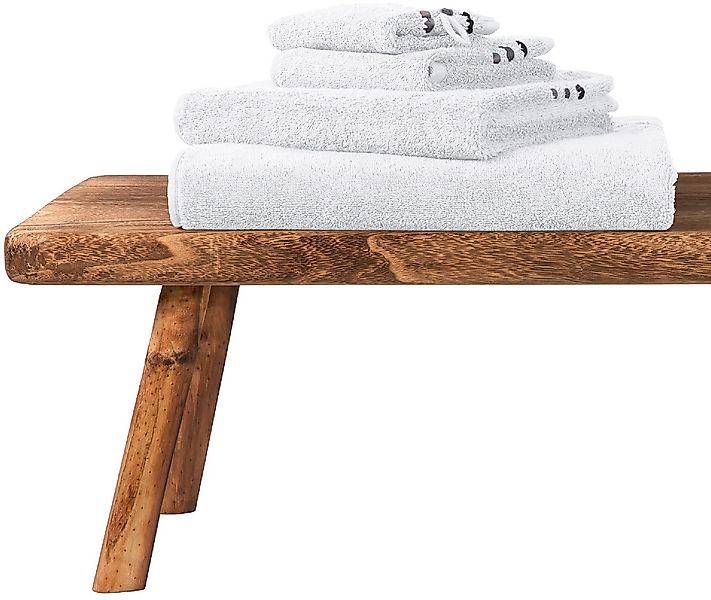 Schiesser Handtücher »Skyline Color aus 100 % Baumwolle mit eleganter Strei günstig online kaufen