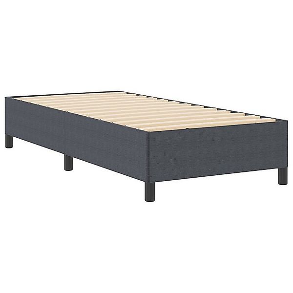 vidaXL Bett Bettgestell Dunkelgrau 80x200 cm Cordstoff (1-tlg) günstig online kaufen