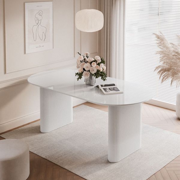 Lookway Esstisch OVI Tisch mit geriffeltem günstig online kaufen