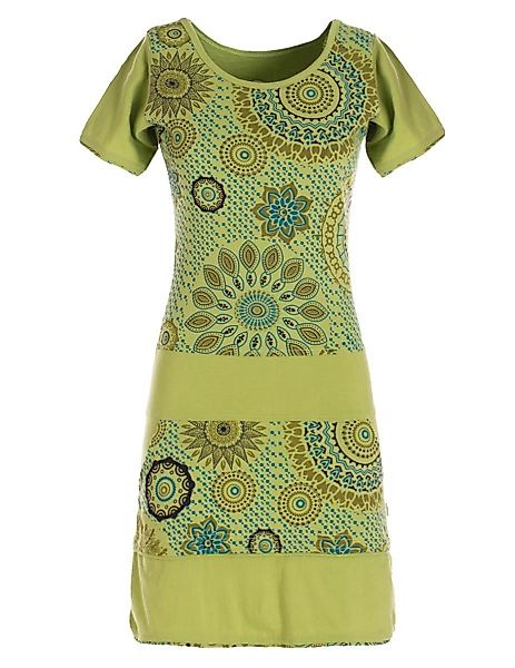Vishes Sommerkleid Kurzarm Damen Sommer-Kleid Mini-Kleid günstig online kaufen
