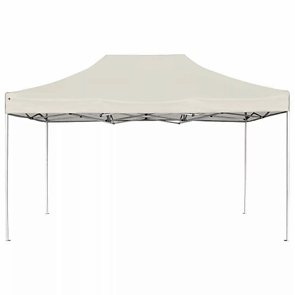 vidaXL Profi-Partyzelt Faltbar Aluminium 4,5x3 m Creme günstig online kaufen