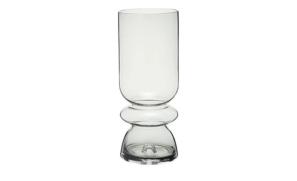 HOME STORY Vase ¦ grau ¦ Glas ¦ Maße (cm): B: 14,5 H: 36 Accessoires > Vase günstig online kaufen