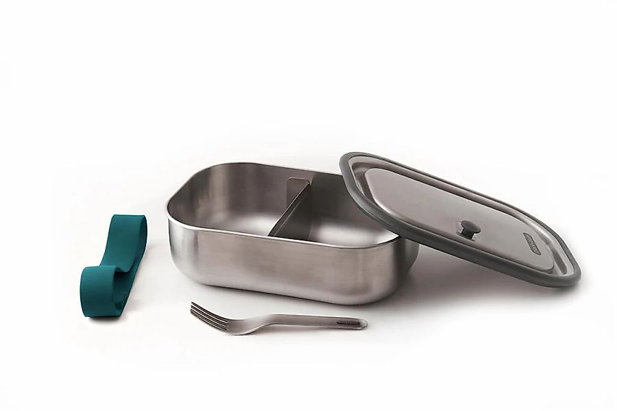 black+blum Lunchbox 1 Stk. tlg. mit Silikon-Ventil, Gabel und Gurt, 1000 ml günstig online kaufen