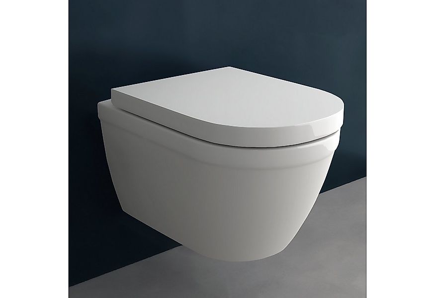 Alpenberger Tiefspül-WC Hänge WC Spülrandlos - Toilette mit WC Sitz mit Abs günstig online kaufen