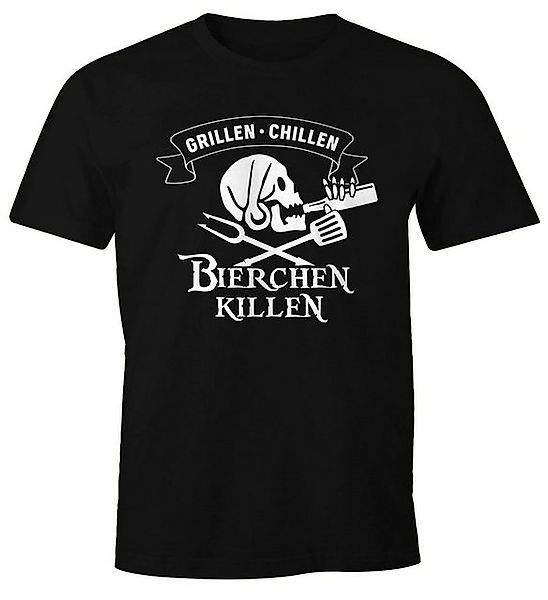 MoonWorks Print-Shirt Herren T-Shirt Grillen Chillen günstig online kaufen