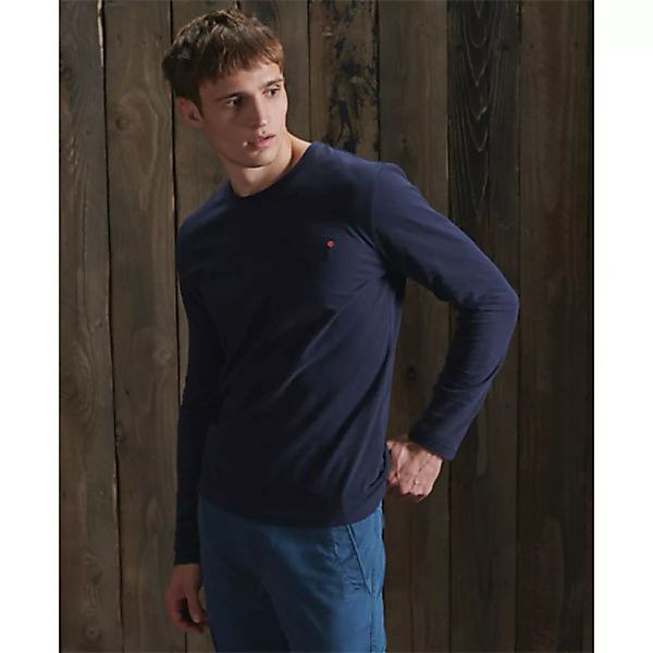 Superdry Orange Label Vintage Embroidered Langarm-t-shirt 2XS Rich Navy günstig online kaufen