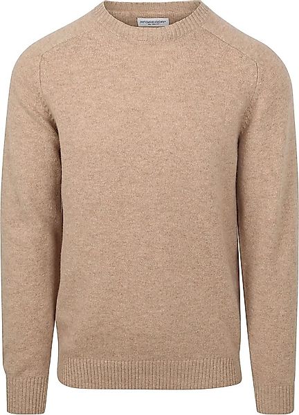 McGregor Pullover Lammwolle Melange Sand - Größe S günstig online kaufen