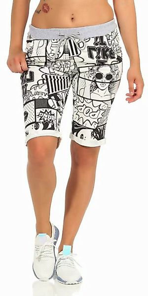 CLEO STYLE Sweatbermudas Bermuda Damen 30 Modell 8 36-40 günstig online kaufen