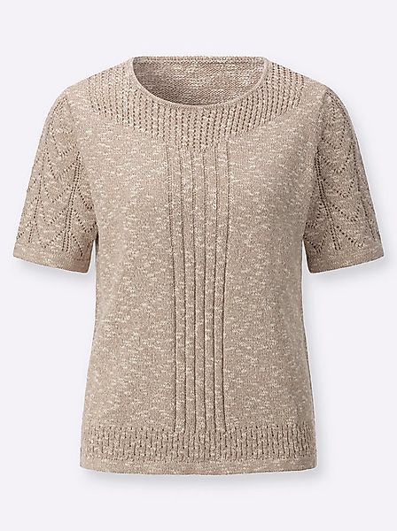 Witt Strickpullover Ajour-Pullover Kurzarm Ajour günstig online kaufen