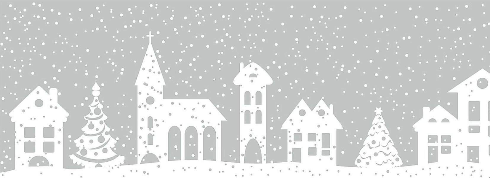 Heyda Fenstersticker Weihnachtsdorf, 2 m lang günstig online kaufen