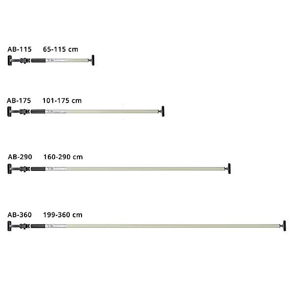 ALLEGRA Stützelement Montagestütze, Teleskopstange AB-175 (weiß), günstig online kaufen