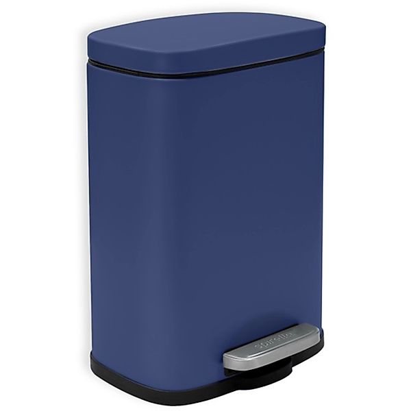 Spirella Abfalleimer Akira 5, Blau Matt günstig online kaufen