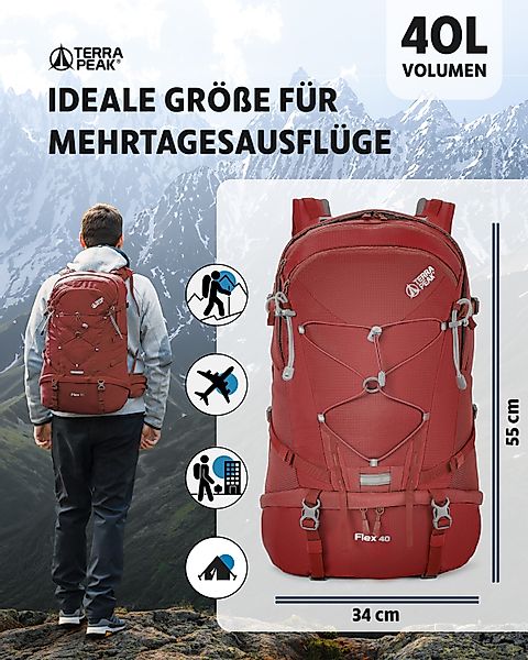 Terra Peak Wanderrucksack Flex 40, Wanderrucksack günstig online kaufen
