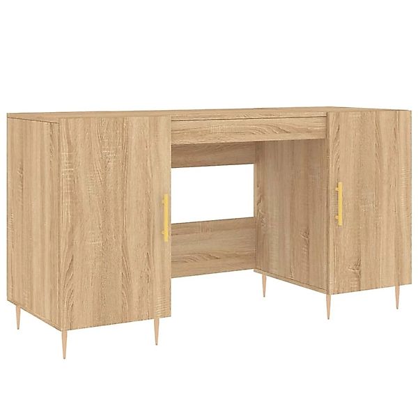 vidaXL Schreibtisch Sonoma-Eiche 140x50x75 cm Holzwerkstoff 829535 günstig online kaufen